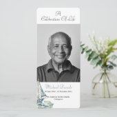 Blue Yacht Célébration De La Vie Carte photo (Debout devant)