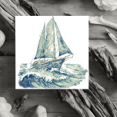 Blue Yacht Celebration of Life Kaart