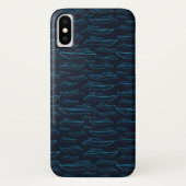 Blue Yacht Pattern Case-Mate iPhone Case (Achterkant)