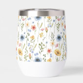 Blue Yellow Pink Floral Wildflower (Arrière)