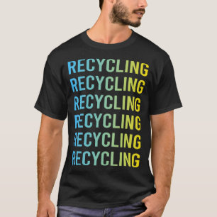 Blue Yellow Recycling Recyclen T-shirt