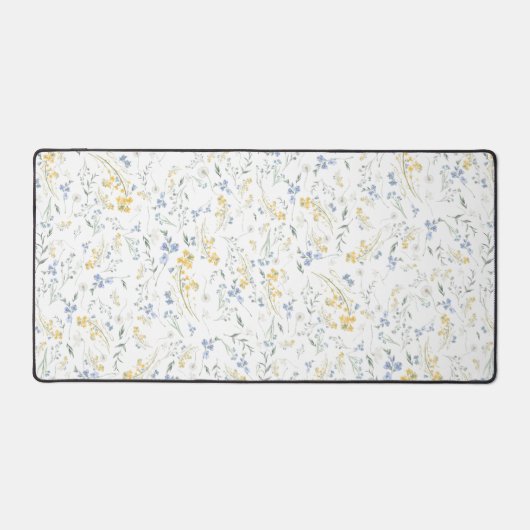 Blue Yellow Wildflower Pattern (Recto)