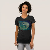 Blue Yin Yang T-shirt (Voorkant volledig)