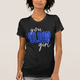 Blue You Glow Girl Jersey Shirt