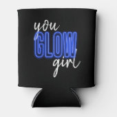 Blue You Glow Meisje Koelbox Blikjeskoeler (Voorkant)