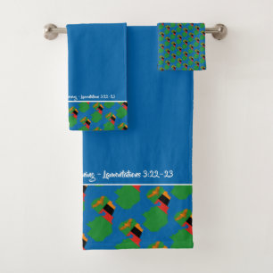 Blue ZAMBIA Écriture Christian Lam 3:23