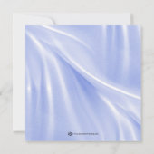 Blue Zebra Baby Shower Invitations (Dos)