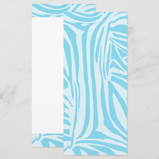 Blue Zebra Pattern (Voorkant / Achterkant)