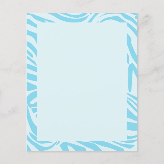 Blue Zebra Pattern (Achterkant)