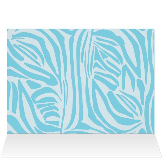 Blue Zebra Pattern (Binnen Horizontaal (Boven))