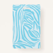 Blue Zebra Pattern Badge (Achterkant)