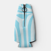 Blue Zebra Pattern Flesjeskoeler (Achterkant)