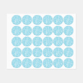 Blue Zebra Pattern Labels (Vel)