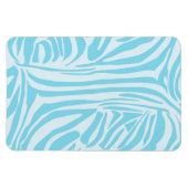 Blue Zebra Pattern Magneet (Horizontaal)
