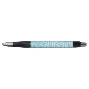 Blue Zebra Pattern Pen