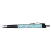 Blue Zebra Pattern Pen (Bovenkant)