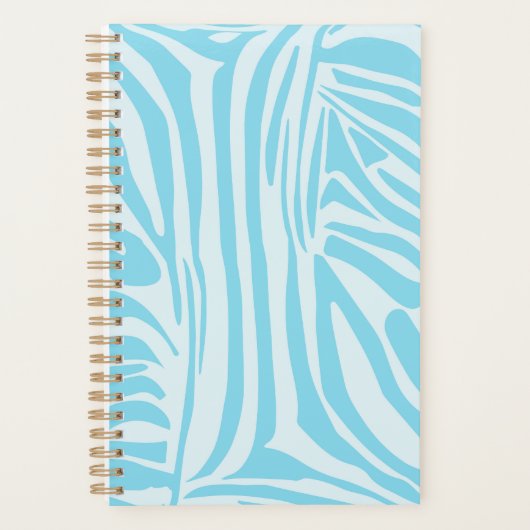 Blue Zebra Pattern Planner (Voorkant)