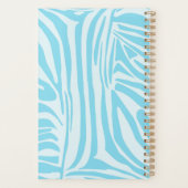 Blue Zebra Pattern Planner (Achterkant)