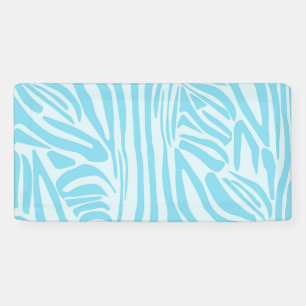 Blue Zebra Pattern Spandoek