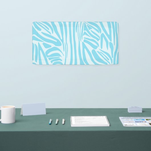 Blue Zebra Pattern Spandoek (Beurs)