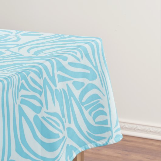 Blue Zebra Pattern Tafelkleed (Voorbeeld)
