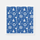 Blue Zee Pattern Servet (Voorkant)