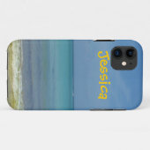 Blue Zee Personalized Name Case-Mate iPhone Case (Achterkant (horizontaal))