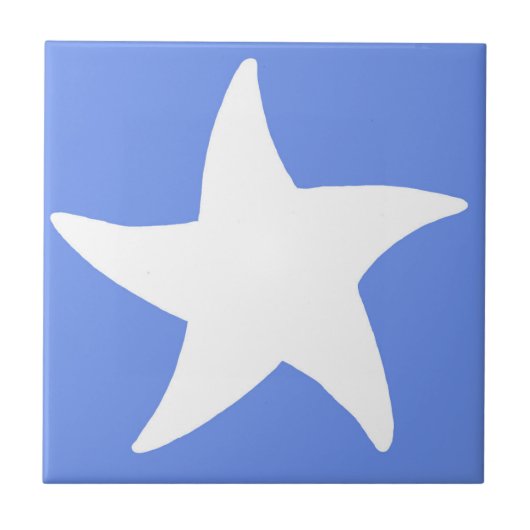 Blue Zee Star Tegeltje (Voorkant)