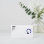 Blue Zen Enso Visitekaartje (Staand voorkant)