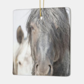 Blue Zeus en Iris Wild Hoofbeats Ornament (Links)