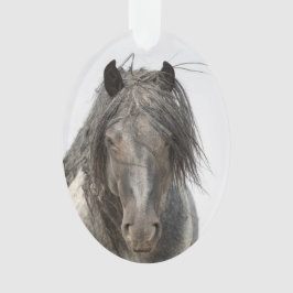 Blue Zeus Kom Wild Hoofbeats Ornament