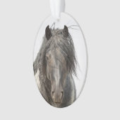 Blue Zeus Kom Wild Hoofbeats Ornament (voorkant)