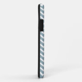 Blue Zig Zag Chevrons Pattern Case-Mate iPhone Case (Achterkant/rechts)