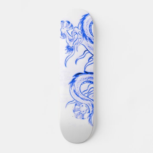 Blue Zircon Dragon Part 1 Skateboard (Voorkant)