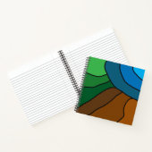 Blue zonsopgang Notitieboek (Binnen)