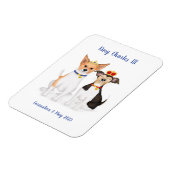 Bluebell & Beth Jack Russells Coronation magnet Magneet (Linkerzijde)