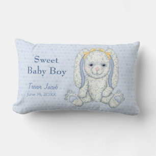 Bluebell Bunny en Polka Dots Keepsake Kussen