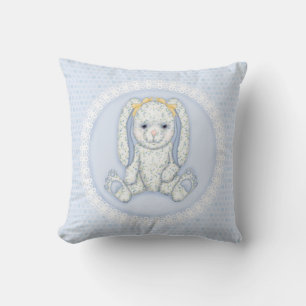 Bluebell Bunny en Polka Dots Keepsake Kussen