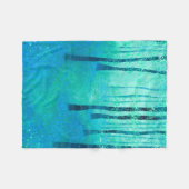 Bluebell Forest Fleece Deken (Voorkant (Horizontaal))