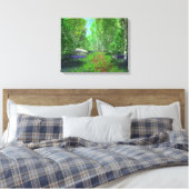 Bluebell Light Canvas afdrukken (Insitu (Slaapkamer))