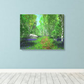 Bluebell Light Canvas afdrukken (Insitu (Houten vloer))