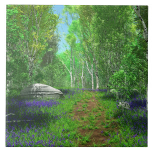 Bluebell Light Decorative Tegel Tegeltje