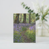 Bluebell Path Briefkaart (Staand voorkant)