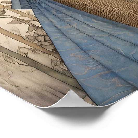 Bluebell Portrait Art Print (Hoek)