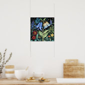 Bluebell Whimsical Painting, kunstdruk Poster (Keuken)
