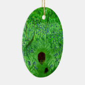 Bluebell Wood Hedégel Keramisch Ornament (Rechts)