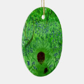 Bluebell Wood met egel Keramisch Ornament (Rechts)