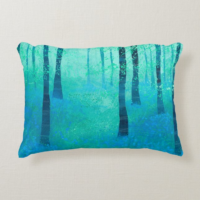 Bluebell Woodland Accent Kussen (Voorkant)