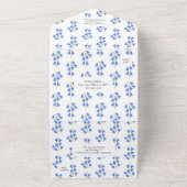Bluebells All in One Wedding Invitation (Dehors)