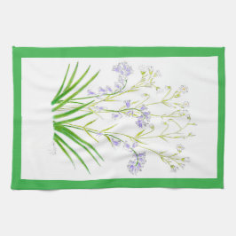 Bluebells and Stitchwort tea towel Theedoek